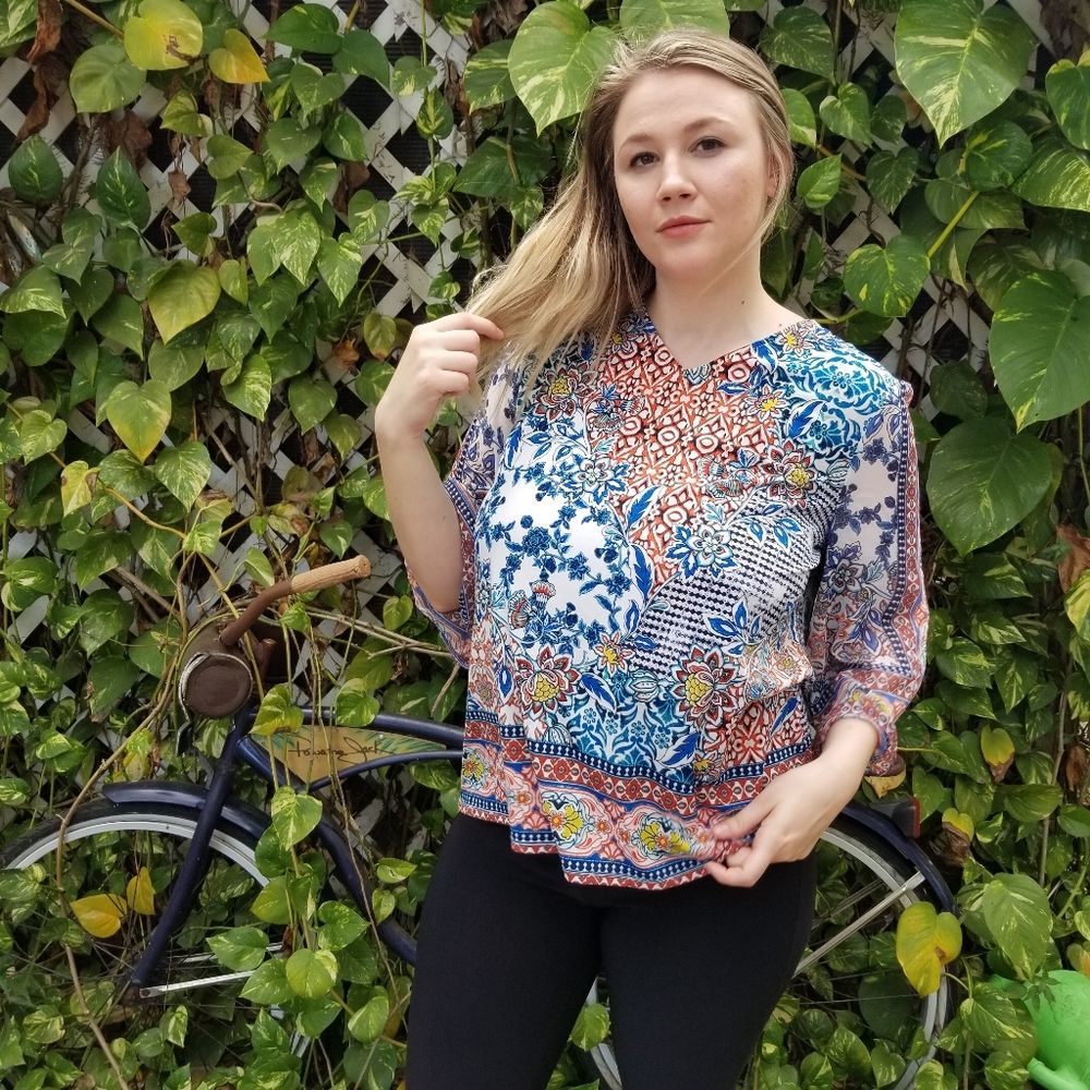 Chicos Multicolored Blouse